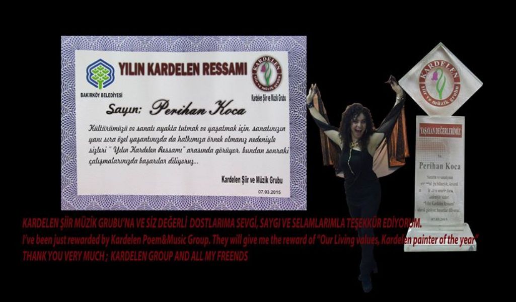 ÖDÜL Yılın Kardelen Ressamı / Kardelen Our Living values painter of the year